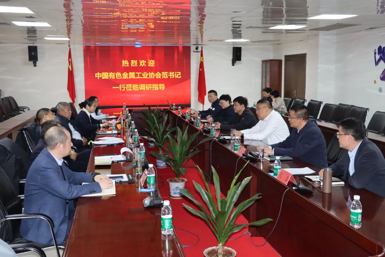 中国有色金属工业协会党委副书记范顺科一行莅临爱游戏铝业调研